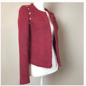 Tweed Boucle Rock Stud Studded Jacket Blazer CC Monteau Nordstrom Coat Blazer